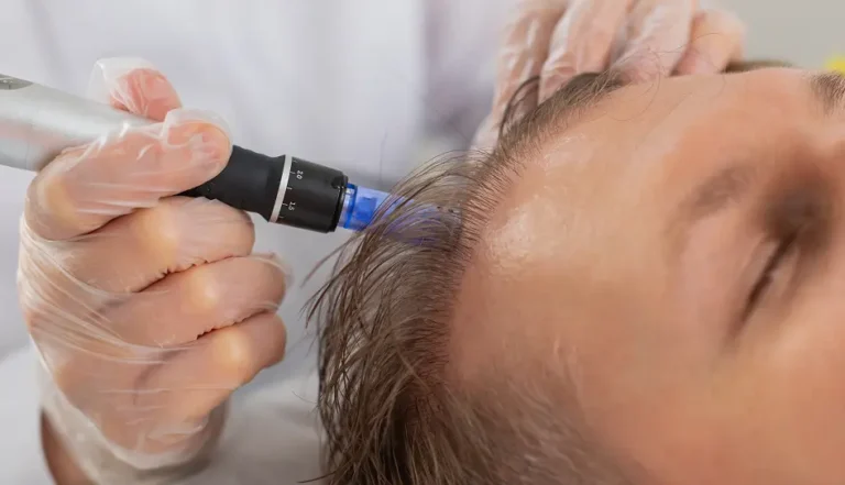 Scalp Microneedling With Exosomes