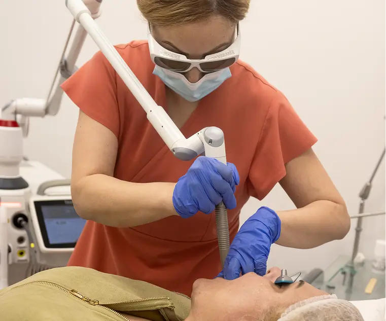 Fotona 4d Facelift Laser Treatment Closeup